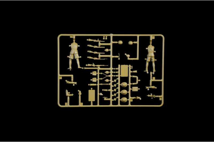 Model Kit military 6591 - AB 41 with Bersaglieri Italian Infantry (1:35)