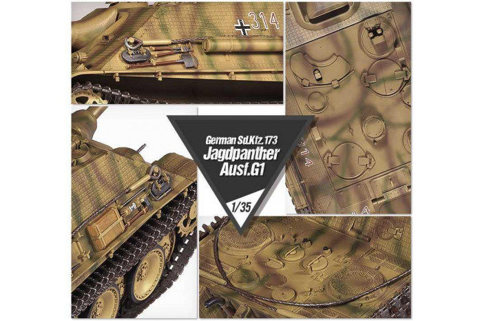 Model Kit tank 13539 - German Sd.kfz.173 Jagdpanther Ausf.G1 (1:35)