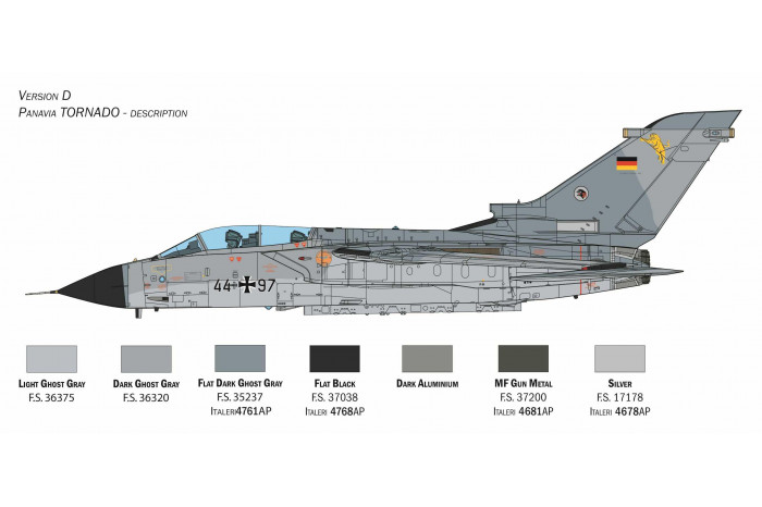 Model Kit letadlo 2520 - Tornado IDS - 40th Anniversary (1:32)