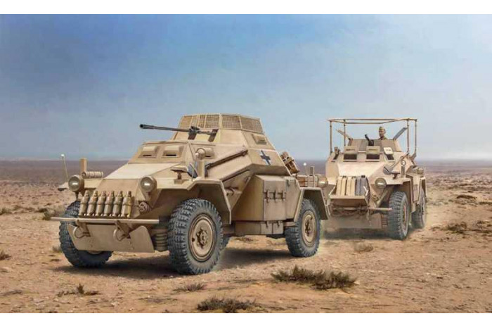 Model Kit military 15769 - Sd. Kfz. 222-223 (1:56)