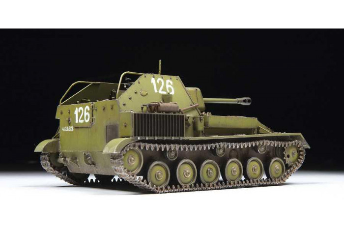 Model kit military 3662 - Su-76 Soviet self propelled gun (1:35)