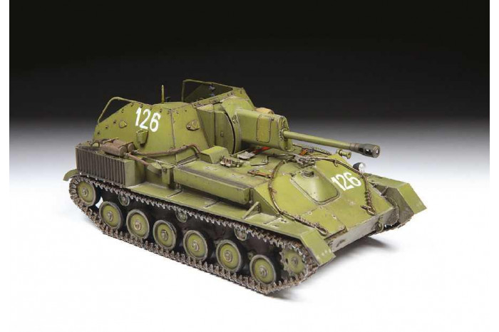 Model kit military 3662 - Su-76 Soviet self propelled gun (1:35)
