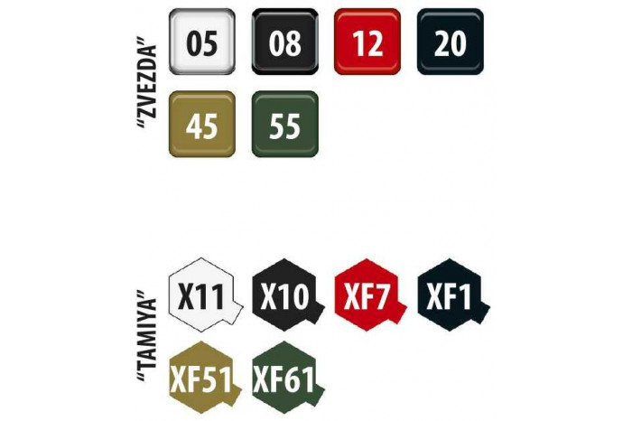 Model kit tank 3673 - T-62 Version 1974 - 1975 (1:35)