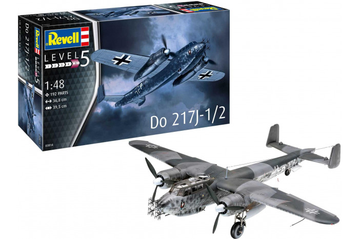 Plastic ModelKit letadlo 03814 - Do 217J-1/2 (1:48)
