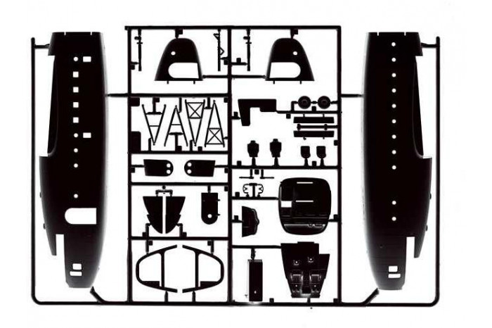 Model Kit letadlo 1468 - C-119K Stinger (1:72)