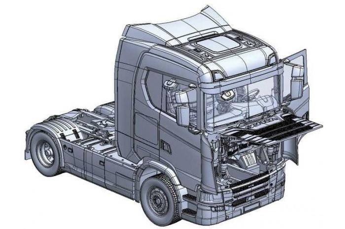 Model Kit truck 3961 - Scania 770 4x2 Normal Roof (1:24)