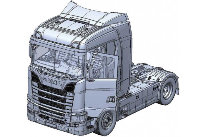 Model Kit truck 3961 - Scania 770 4x2 Normal Roof (1:24)