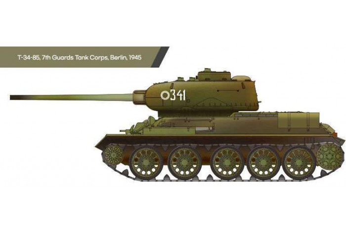 Model Kit tank 13421 - Soviet Medium Tank T-34-85 (1:72)
