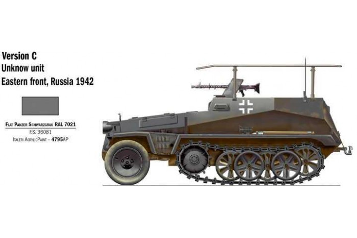 Model Kit military 7034 - Sd. Kfz. 250/3 (1:72)