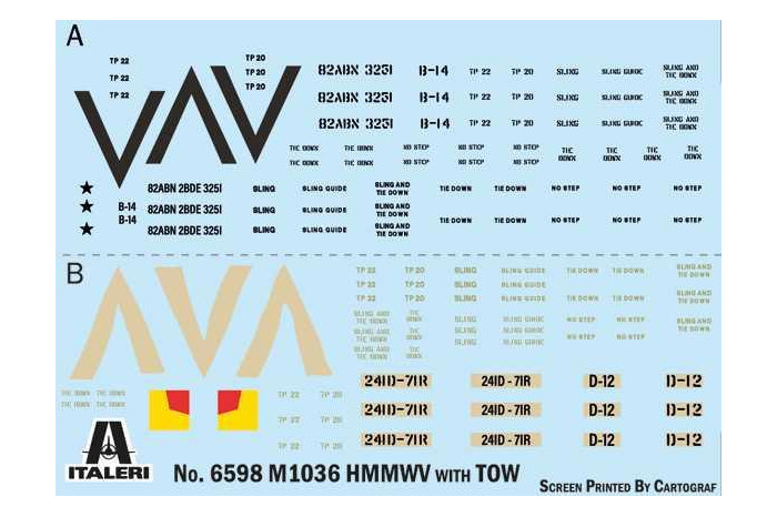 Model Kit military 6598 - HMMWV M966 TOW Carrier (1:35)