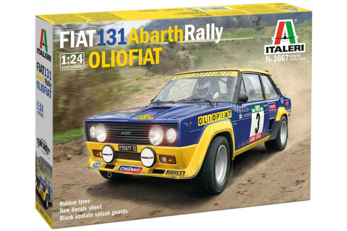 Model Kit auto 3667 - FIAT 131 Abarth Rally OLIO FIAT (1:24)