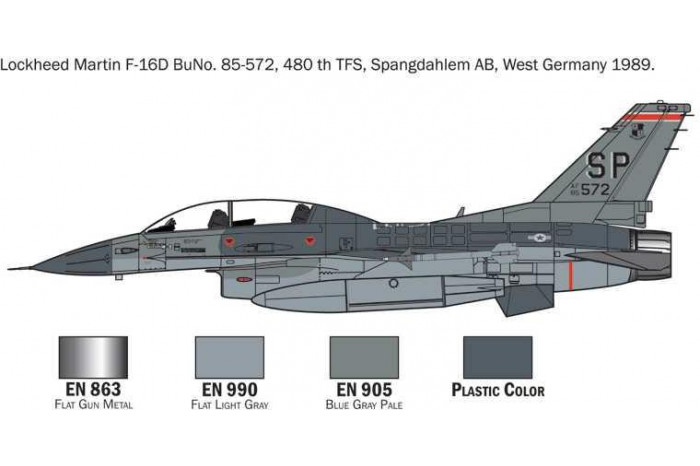 Model Set letadlo 72009 - F-16 C/D Night Falcon (1:72)