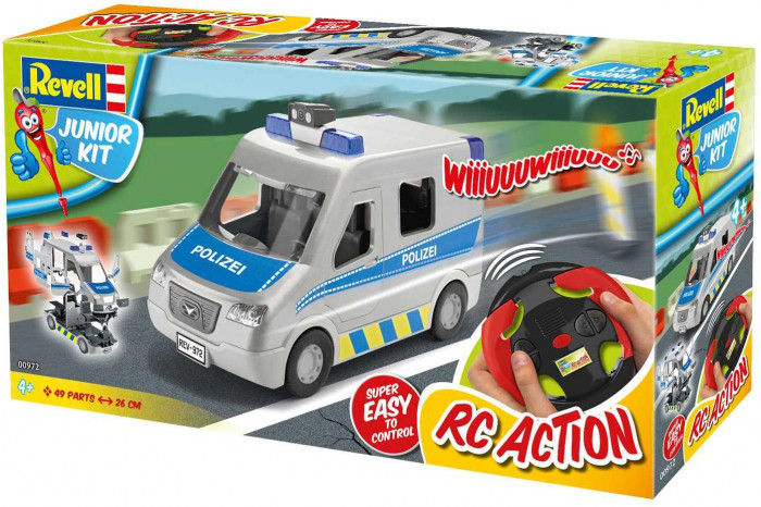 Junior Kit auto 00972 - Police Van (1:20)