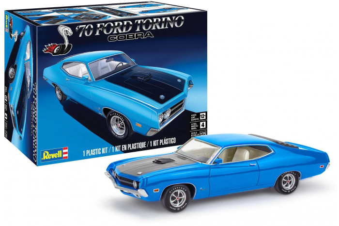 Plastic ModelKit MONOGRAM auto 4534 - 1970 Ford Torino Cobra (1:25)