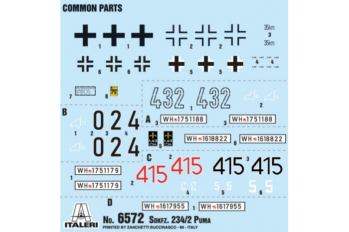 Model Kit military 6572 - Sd. Kfz.234/2 Puma (1:35)