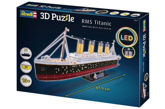3D Puzzle REVELL 00154 - RMS Titanic (LED Edition)