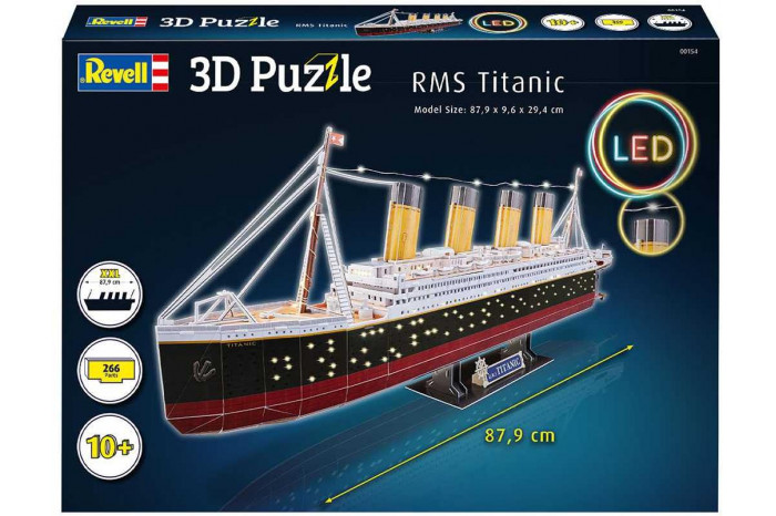 3D Puzzle REVELL 00154 - RMS Titanic (LED Edition)