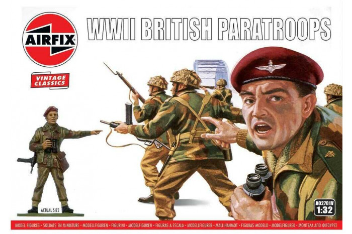 Classic Kit VINTAGE figurky A02701V - WWII British Paratroops (1:32)