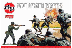 Classic Kit VINTAGE figurky A02702V - WIWII German Infantry (1:32)