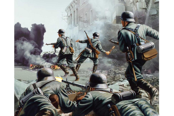 Classic Kit VINTAGE figurky A02702V - WIWII German Infantry (1:32)