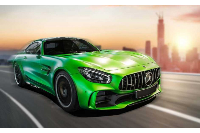 Build 'n Race auto 23153 - Mercedes-AMG GT R (zelený) (1:43)