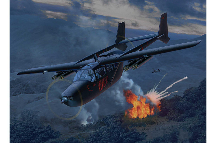 ModelSet letadlo 63819 - O-2A Skymaster (1:48)