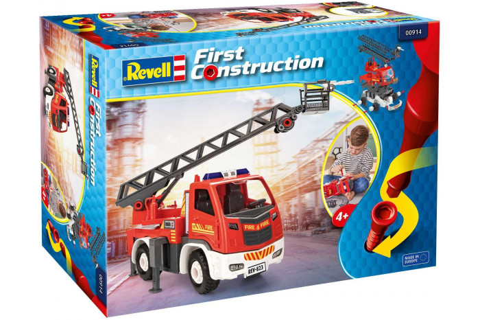 First Construction truck 00914 - Ladder Fire Truck (1:20)