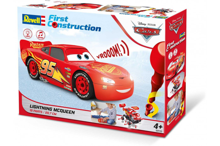 First Construction auto 00920 - Lightning McQueen (světelné a zvukové efekty) (1:20)
