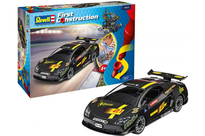 First Construction auto 00923 - Racing Car (černé) (1:20)