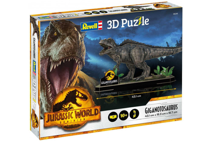 3D Puzzle REVELL 00240 - Jurassic World - Giganotosaurus