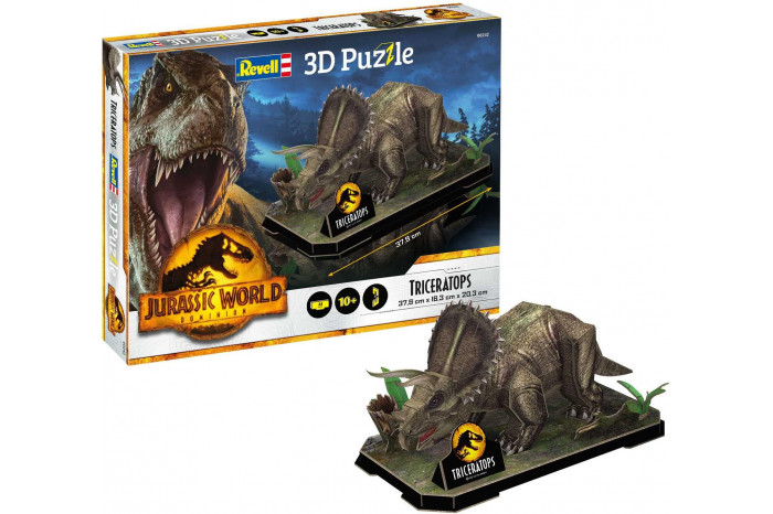 3D Puzzle REVELL 00242 - Jurassic World - Triceratops