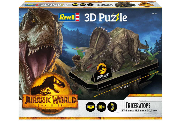 3D Puzzle REVELL 00242 - Jurassic World - Triceratops