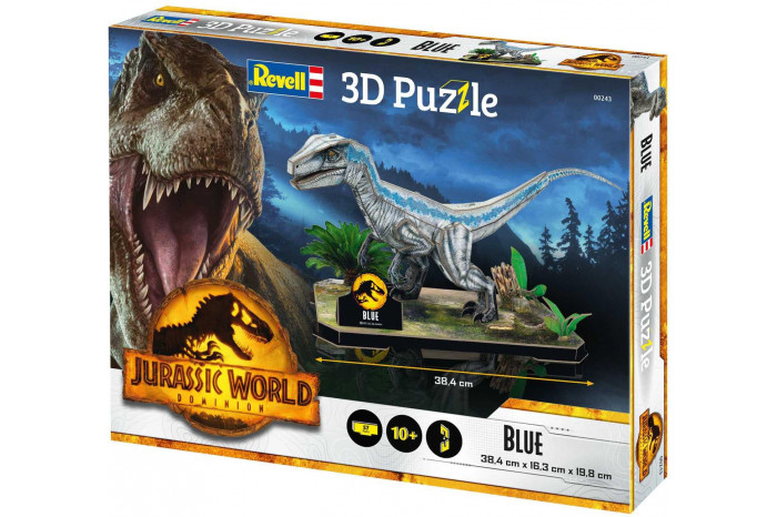 3D Puzzle REVELL 00243 - Jurassic World - Blue