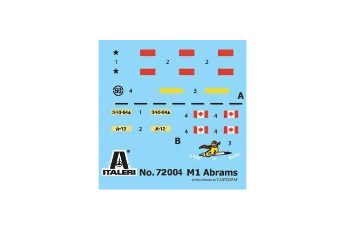 Model Set tank 72004 - M1 Abrams (1:72)