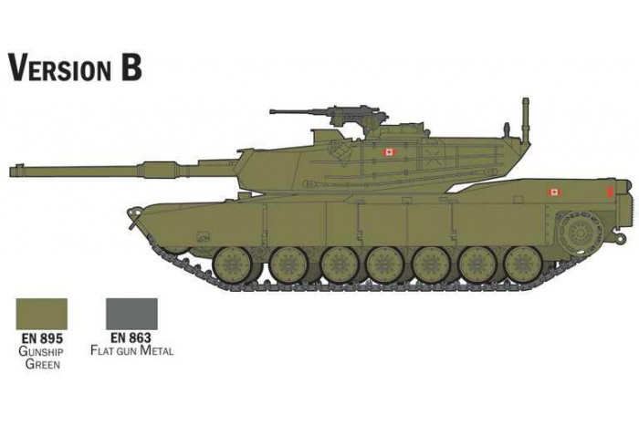 Model Set tank 72004 - M1 Abrams (1:72)