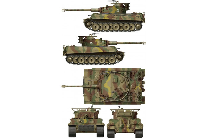 IJA Tiger I w/Resin Tank Commander (1:35) - 023