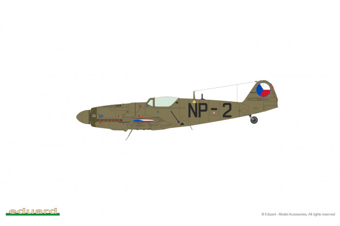 S-199 bubble canopy (1:72) - 7471