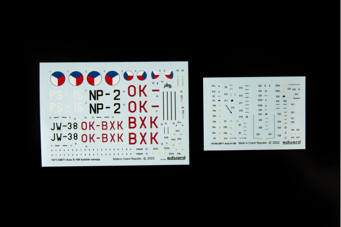 S-199 bubble canopy (1:72) - 7471
