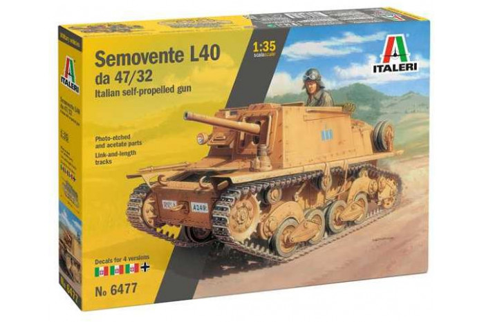 Model Kit military 6477 - Semovente L40 da 47/32 (1:35)