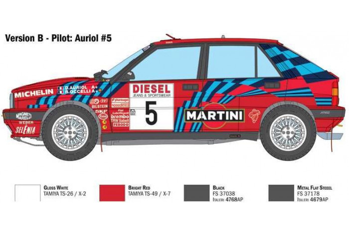 Model Kit auto 4712 - Lancia Delta HF Integrale Sanremo 1989 (1:12)