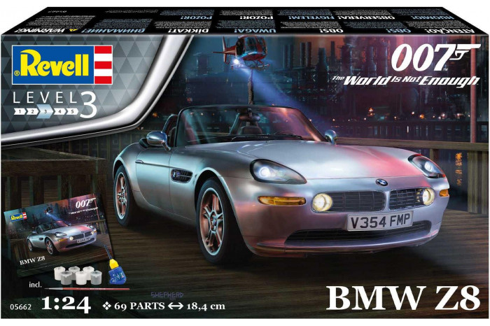Gift-Set James Bond 05662 - "The World Is Not Enough" BMW Z8 (1:24)