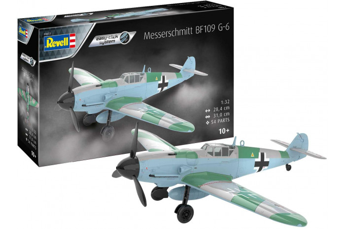 EasyClick ModelSet letadlo 63653 - Messerschmitt Bf109G-6 (1:48)