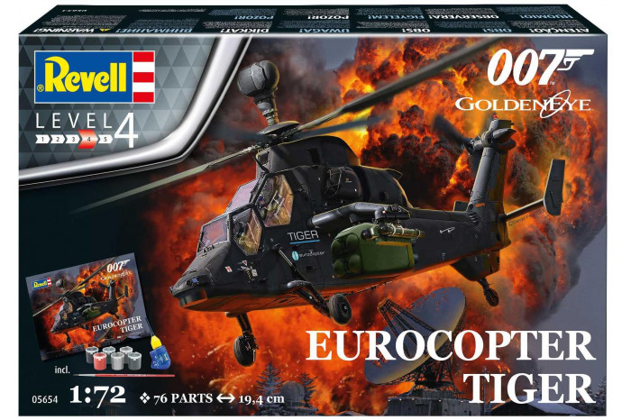 Gift-Set James Bond 05654 - "Golden Eye" Eurocopter Tiger (1:72)