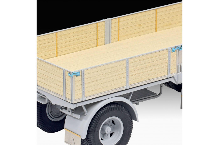 Gift-Set auto 07580 - Büssing 8000 S 13 with Trailer "Platinum Edition" (1:24)