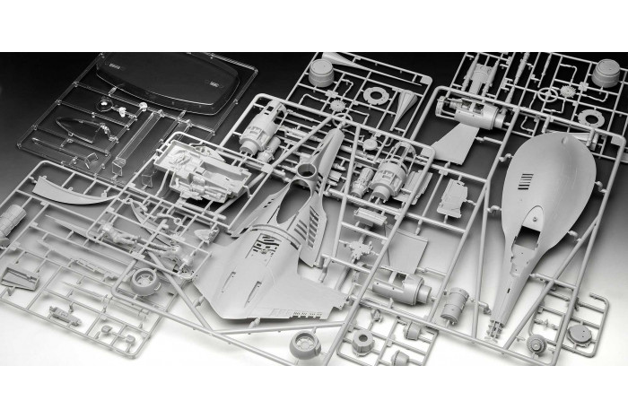Plastic ModelKit SW 06787 - The Mandalorian: N1 Starfighter (1.24)