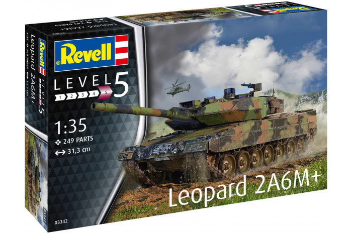 Plastic ModelKit tank 03342 - Leopard 2 A6M+ (1:35)