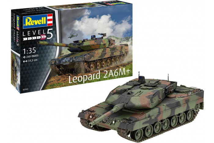 Plastic ModelKit tank 03342 - Leopard 2 A6M+ (1:35)