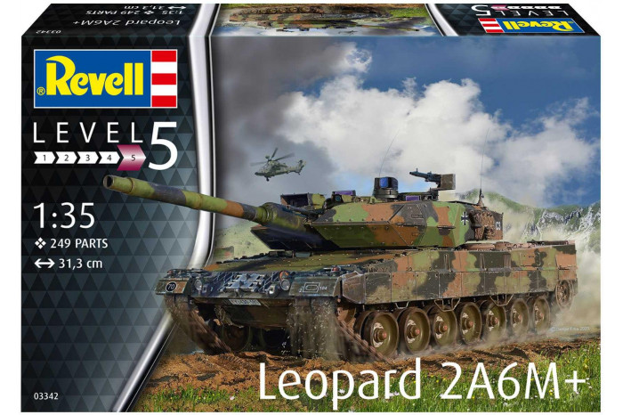 Plastic ModelKit tank 03342 - Leopard 2 A6M+ (1:35)