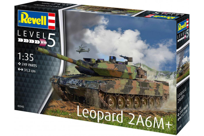 Plastic ModelKit tank 03342 - Leopard 2 A6M+ (1:35)