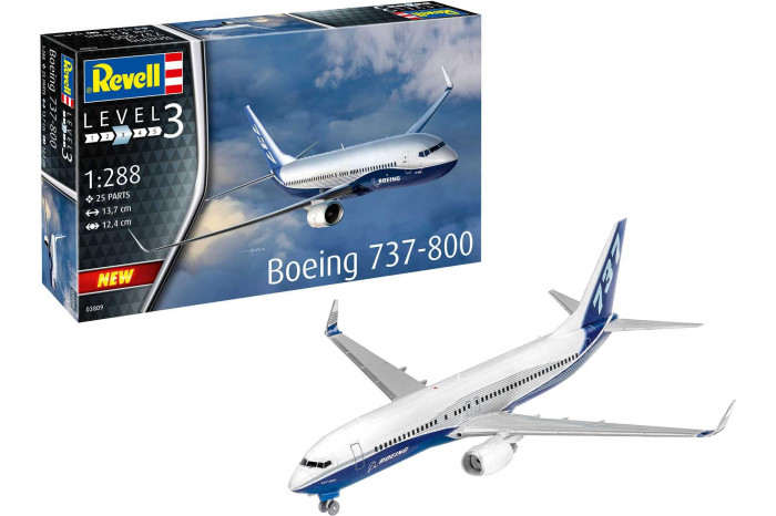 ModelSet letadlo 63809 - Boeing 737-800 (1:288)